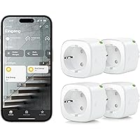 Eve Energy (Matter) 4er Set - Smarte Steckdose, App- und Sprachsteuerung, TÜV-zertifiziert, Matter über Thread, funktioniert