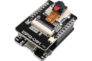 Jopto ESP32-CAM-MB WiFi Bluetooth-utvecklingskort, ESP32 dubbelt kärnigt trådlöst utvecklingskort med OV2640 kamera TF-kortmo