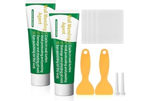100 g x 2 väggspackel, vit interiör, krämreparationsvägg, väggreparationssats, effektivt reparera väggrepor, nagelhål, sprick