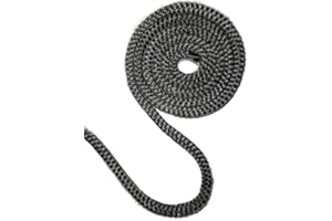 KS24 Dichtschnur Kordel für Kaminöfen schwarz/anthrazit rund 12mm