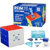Moyu RS3M V5 2023 Manyetik K&uuml;p 3x3 &Ccedil;ift Ayarlama, Speedcubing i&ccedil;in Profesyonel Stickerless K&uuml;p&uuml; - Hayranlar İ&ccedil;in Hediye