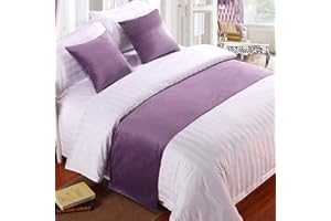 DAYDAY helper Velvet Bed Runner for Foot of Bed Bed End Towel Cover Bedding Protection Bedspread Throw Decor Bed Scarf for Hotel Bedroom, 180x50cm