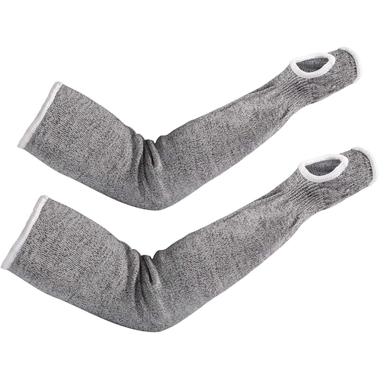 Acheter Manchon De Bras Coupé HPPE Niveau 5, Protection De Travail Anti-perforation Résistante, Housse De Manchon De Bras Sans Doigts
