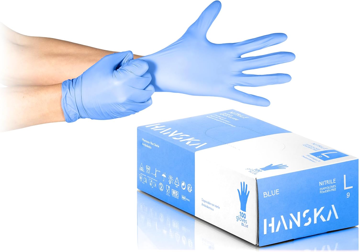 Avis d'Expert & Test Approfondi : HANSKA Wegwerphandschoenen van nitril blauw p (Sélection)