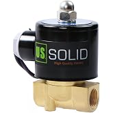 U.S. Solid Électrovanne Laiton 3/4" G 230V AC Normally Closed – Eau, Air, Huile, VITON