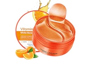 SNOCKOO Vintamin C Augenpads Gegen Augenringe-Augenpads-Augenringe Entfernen-Zur Entfernung von Augenringen und Tränensäcken, Anti-Aging Augenpflege für Männer und Frauen-mit Hyaluron und Collagen