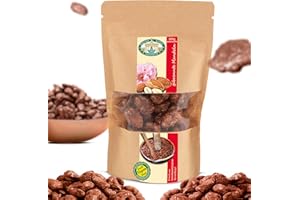 Berliner Mandelmanufaktur 1x100g gebrannte Mandeln, Vegan, Original Kirmes Mandeln, ohne Zusatzstoffe und Geschmacksverstärker, Süßigkeiten Weihnachten, spanische Largueta Mandeln