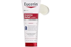Eucerin Body Creme, eksem-lindring, 8 oz | Daglig eksemkräm, lugnar eksembenägen klåda hud, minskade utsvängningar, NEA-accep