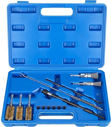 Kit 17 Taglierine Per Pulizia Sedi Iniettori Diesel - Rimozione Carbonio E Rifacimento Sede