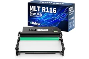 Halloya MLT-R116 Kit Tambour pour Samsung R116 pour Xpress SL-M2625 M2625D M2675F M2675FN M2676 M2825DW M2825ND M2835 M2835DW M2875FD M2875FW M2875ND M2885 M2885FW - Noir(9.000 Pages)