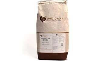 BONGIOVANNI FARINE E BONTA' NATURALI Farina Integrale di Grano Tenero macinata a pietra 5Kg BIO