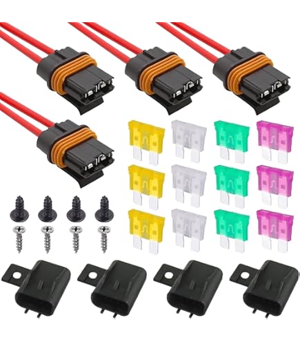 Portafusibili Carpoint Con Fusibile 16A - 2 Pezzi | Per Auto E Impianti Elettrici - Foto 5