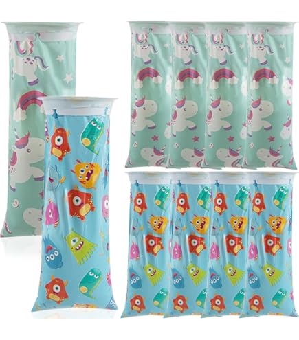 Vueinrg 25 Pezzi Vomit Bag, 1000 Ml Sacchetti Vomito Auto Bambini, Sacchetti Usa E Getta Per Vomito, Sacchetti Emesis Ad Alta Densità Con Chiusura A Scatto Per Bambini, Donne Incinte, Cinetosi - Foto 9