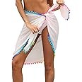XIXIMAON Pareo Mare Donna Wrap Sarong da Spiaggia Bikini Cover Up Beach Copricostume Sexy Tinta Unita Gonne Avvolgenti Costum