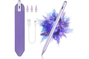 Stylus Pen Tablet Android, KBCASE Penna per Tablet Compatibile Samsung/iPhone/Lenovo/Xiaomi/Huawei/Android Touch Screen, Stylus Pencil with Sensibile all'Inclinazione con 3 Punte