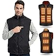 FERNIDA Heated Gilet for Men, Winter Warm Outdoor USB Charging Electric Heated Vest with 8 Heated Zones, Battery Not Included