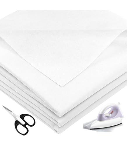 TranRantic Bügelvlies 300x100 Cm - Aufbügelbarer Einlagestoff 50g/m² Für Näharbeiten