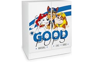 Leomark Fonctionnelle Armoire- Paw Patrol : La Pat' Patrouille - Meubles pour Enfants, Commode, Dim: 42 x 60 x 78 (H) cm | Motif Magnifique
