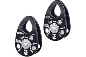 GM CLIMBING CE UIAA Certified 30kN Swing Cheek Micro Pulley General Purpose Climbing