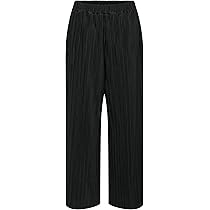 ONLY Onlravenna Plisse Pant Noos JRS, zwart, L