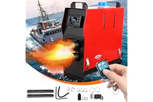 ‎FIQOPS Fiqops Standheizung Diesel 8kw 12V, Dieselheizung All-in-One mit Fernbedienung & LCD-Bildschirm, Schnelles Aufheizen, Geringe Geräuschentwicklung, für LKW, Transporter, Wohnmobil