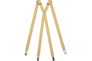 Olata Tirantes Clásicos en X con Clips – 2 cm de Ancho