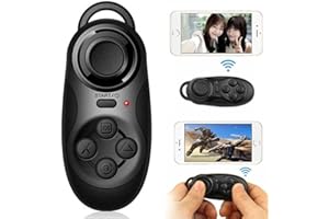 Kasstino Mini Portable Multi-functional Wireless Bluetooth 3.0 Gamepad Remote Controller Compatible with 3D VR Glasses Google Cardboard Selfie Camera Shutter Wireless Mouse Music Player iPhone iPad Ebook Tablet PC TV IOS Android PC systems