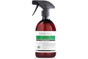 MCKLORDS Posh Paws Cat Litter Tray Cleaner, 500ml, clear