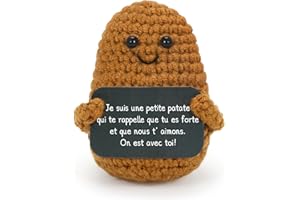 Aurasky Patata Positiva Francesa, Muñecos de Patata con Tarjeta Positiva