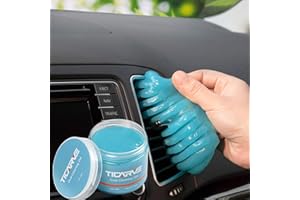 TICARVE Slime Pulizia Auto Gel, Gel Polvere Auto Morbido e Flessibile,Gel Universale per Pulizia Tastiera, Gel Detergente per Auto, Computer, Stampanti, Fotocamere