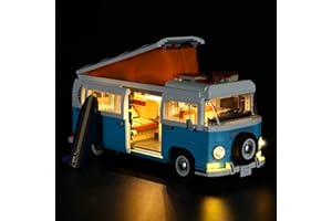 BRIKSMAX Kit d’éclairage à LED pour Lego Creator Le Camping-Car T2- Compatible avec Lego 10279 Blocs de Construction Modèle- Pas inclure l’Ensemble Lego