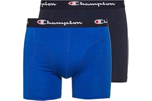 Champion Męskie spodenki retro (2 sztuki), Blu & Blu Marino, M