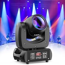 Testa Mobile Luce Palcoscenico 50W LED RGBW - Effetti Colori E Motivi, Telecomando, DMX512