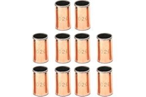 JIHXYER 10 x 12 x 20mm Manica Cuscinetto Semplice Cuscinetti Avvolto Boccole, 10 Pezzi