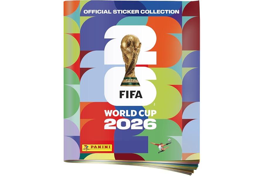 Panini Álbum de calcomanías de la Copa Mundial de la FIFA 2026, multicolor