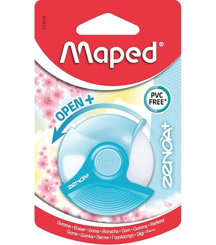 MAPED Gomma Technic Ultra Bimateriale – Dust Free, Senza PVC E Ftalati – Confezione Da 2 Pezzi Assortiti