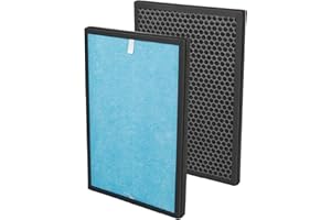 WINWINHOME Epi188 Filtre Compatible avec le Purificateurs d'Air Aiibot Epi188 de Rechange Filtre HEPA 4 en 1 Avec Filtre à Charbon Actif (2 Pièces)