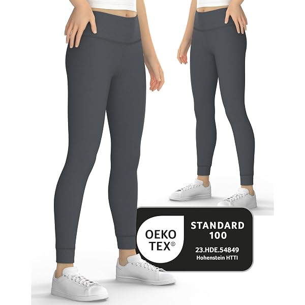 DGSHIRLDJO Legging Thermique Pour Fille, Legging épais Doublé En DGSHIRLDJO Legging Thermique Pour Fille, Legging épais Doublé En