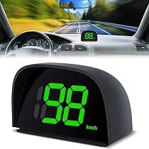 HUD Voiture TOTMOX Double Mode OBD2/GPS - Affichage Vitesse, RPM, Température - Pare-brise Projecteur