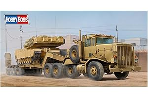 HOBBYBOSS Hobby Boss 085519 1/35 Rimorchio M911 C-HET con macchine pesanti m747, kit di modellismo, accessori per modellismo, multicolore