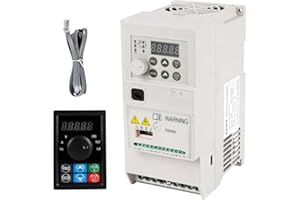 JAOGAUS 4KW Variable Frequency Drive, Single Phase to Three Phase Converter, 220V Input 380V Output Motor Speed Controller with Overload Overheat Overvoltage Protection
