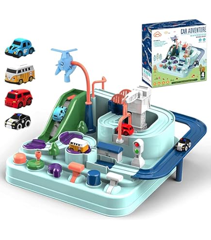 Argos Car Tracks 177-Piece Pink Race Track Set Toy Cars