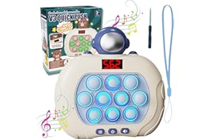 Nannodino | Pop It Electrónico | Quick Push | 6 Modos De Juego y 999 Niveles | Juguetes Pop it para Niños Y Adultos | Fidget Puzzle Anti Estrés | Burbujas Multijugador | Regalo Creativo Niñas Niños