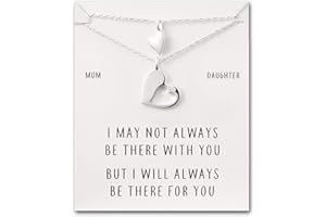 Philip Jones Mother Daughter Piece of My Heart Necklace Set