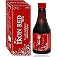 Knoll Healthcare Iron Red Syrup Iron With Multivitamin & Folic Acid Syrup Increase Red Blood Cells 200 Ml (Pack Of 1) - Liquid