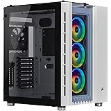 Corsair Crystal Series 680X RGB Case da Gaming, Flusso d’Aria Elevato Vetro Temperato ATX Smart, Bianco