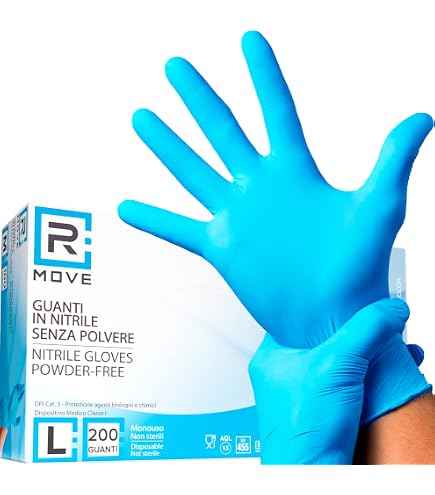 NIAN 20/50/100 Pièces Gants En Nitrile Gants De Cuisine Jetables