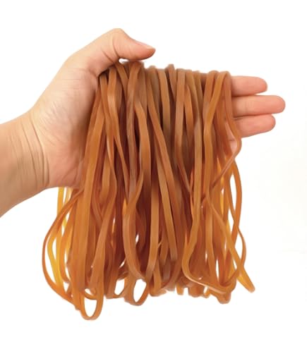 Sacchetto Gomme Elastiche FIXO 100g - 2mm X 20cm, Alta Elasticità E Resistenza, Per Ufficio E Casa - Foto 3