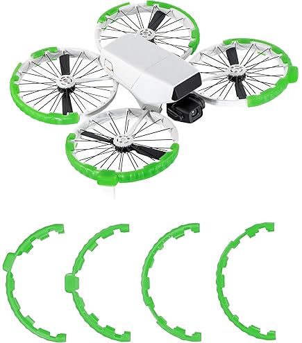 Anneau De Protection Pour Drone DJI Mini 5 Pro - Avec Trépied Surélevé, Orange, Anti-collision Et Réglable En Hauteur - 2