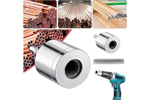 GUO-SWY 2PCS Copper Pipe Cleaner for drill, Drill Pipes Cleaners for Cleaning, Cleaner Plumbing Drill Bit 22mm+15mm Copper Pipe Cleaning Tools for Drill (2Pcs/Set)